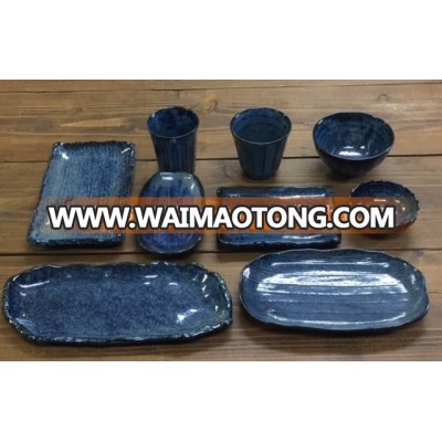 High quality ceramic plate made in Japan, dishes, bowls, cups, mugs are also available